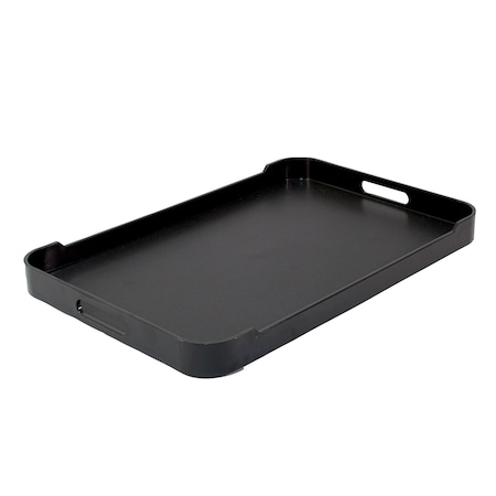 Hapco-Elmar R3060BLK-Essential 13.5x20" Rectangular Tray with Handles, Black, PK 6 R3060BLK